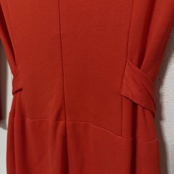 Orange sarong style dress by Escada, size 34 (4) - Picture 9 of 10